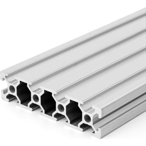 100-600mm Arbitrary cutting 2080v-slot straight aluminium profile European standard 2080v-slot industrial aluminum profile