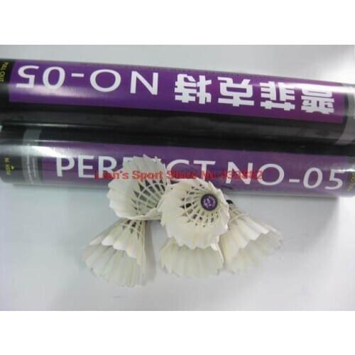 3tubes/lot Super Durable Badminton Shuttlecocks Perfect NO.5 Better than RSL NO.7 Duck Feather Birdie Best Training Ball L121OLA