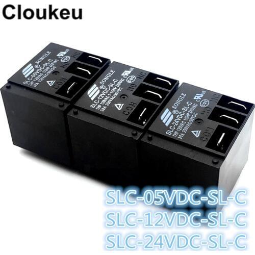 50Pcs Relay DIP5 SLC-05VDC-SL-C SLC-12VDC-SL-C SLC-24VDC-SL-C 30A