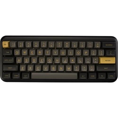 MelGeek Mojo60 Aluminum CNC Keyboard Shell With Battery Case For DIY GH60 Mechanical Keyboard Colorful Metal Keyboard Case