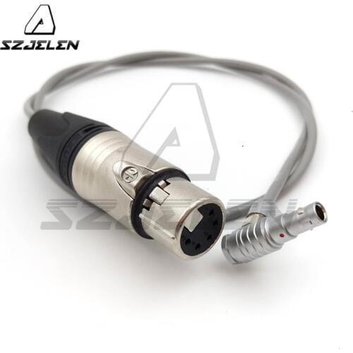 Arri Alexa Mini Audio Cable, 00. 5pin plug to XLR 5 pin plug, CANARE Audio Cable ARRI Camera connector cable, length 60cm