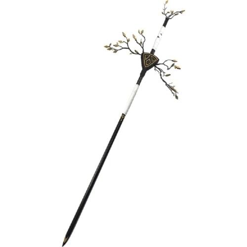Game Arknights Cosplay Shining Cosplay Props Skin Jing Mi Wu Ye Cosplay Walking Stick Halloween Christmas Replica Prop