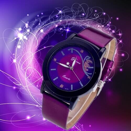 2017 dream Brand Relogio Feminino Quartz Fashion Watch Women butterfly Leather Watches Ladies crystal Wristwatch Relojes Mujer