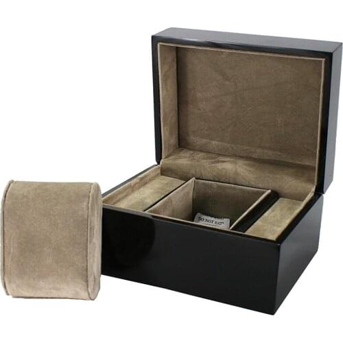 Black Single Watch PU Leather Jewelry Box Watch Box Storage Box Gift Box