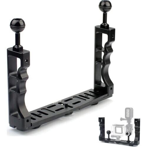 CNC Portable Ultra-light Diving Photography Handle Aluminum Alloy Stand For Gopro Camera Water Sports/Diving Enthusiasts