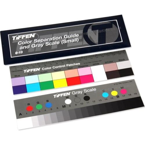 TIFFEN Q13 Color Card Video Test Photography Remake Camera Color Card Gray Card Color Scale Gray Scale