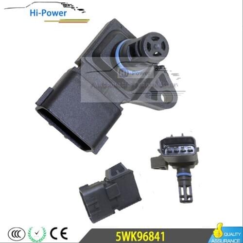 Free Shipping 5WK96841 2045431 Manifold Intake Air Pressure sensor MAP Sensor For Renault Peugeot 405 Kia Pride HyundaiCitroen