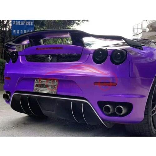 For Ferrari F430 carbon fiber tail fin fixed air wing spoiler auto parts body kit