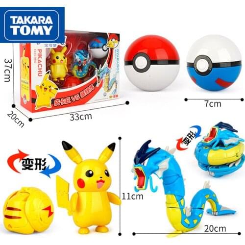 TAKARA TOMY Pokemon 13 Styles Toys Pikachu Charizard Mewtwo Action Figure Game Poke Ball Model Anime Figure Kids Christmas Gift