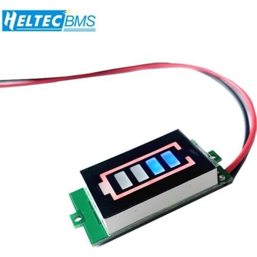 1S 2S 3S 4S 6S Lithium battery pack power indicator board 6/12/24/36 /48V power storage electric vehicle battery power display