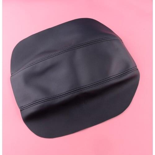 Microfiber Leather Console Center Armrest Box Lid Cover Black Car Fit For Volvo S80 1999 2000 2001 2002 2003 2004 2005 2006