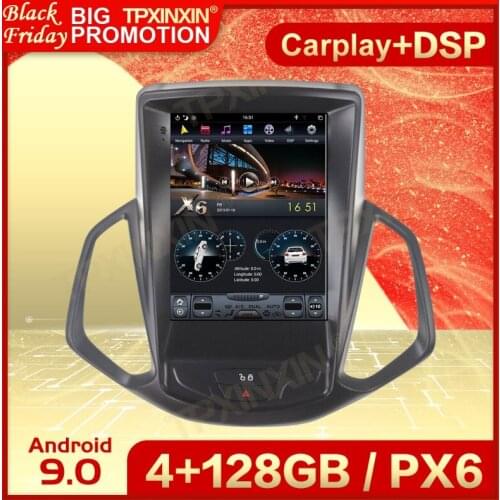 Carplay 2 Din Android 9 Tesla Multimedia Stereo For Ford Ecosport 2013 2014 2015 2016 2017 2018 GPS Video Audio Player Head Unit