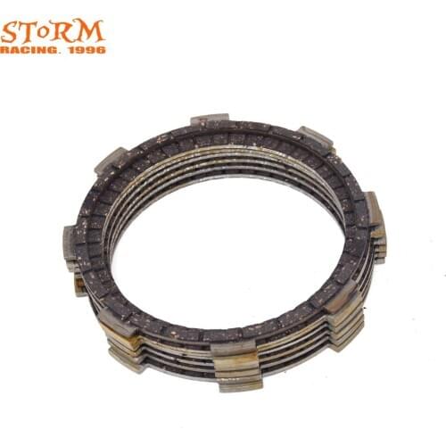 7PCS Motorcycle Clutch Friction Plates Set For HONDA CB250F Hornet CBF250 VT250C V Magna S VTR250 Interceptor VTR