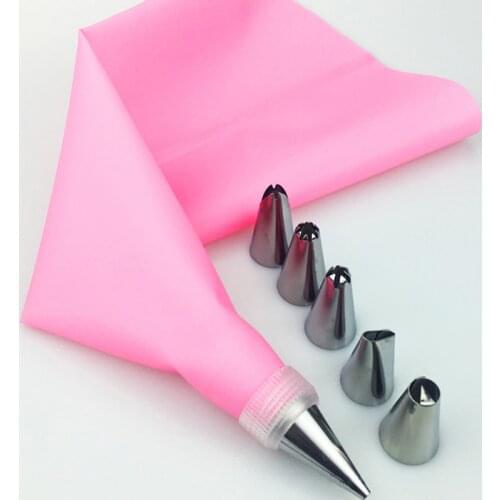 New Cake Decorating Tools EVA Silicone Pastry Bag Pastry Nozzles Can Be Reused Piping Bag Pocket A Sleeve Pastry Professional