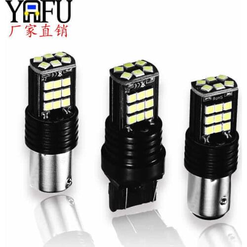 New Car with Decoding Super Bright LED Reversing Lamp 1157 1156 T20 - 3030-24smd Brake Light led lights for car