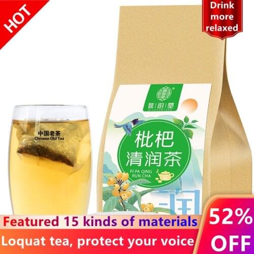 Loquat Tea 150g， 30 bagsbox Cooling, moisturizing, throat, throat and lung tea