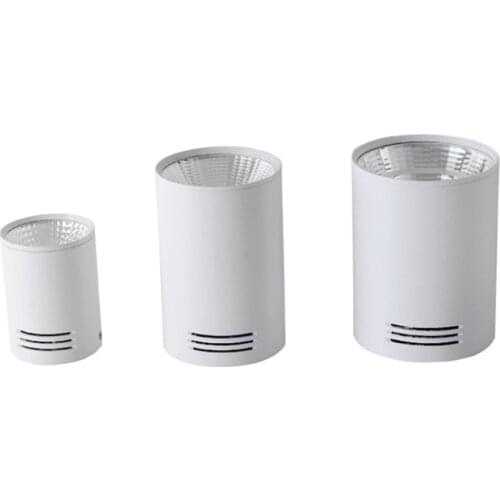 Surface Mounted LED Downlights 7W 12W 15W 20W Round COB LED Ceiling Spot Lights AC110-220V LED Lamp Indoor Lighting