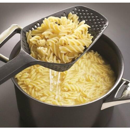 Vegetable Strainer Cooking Shovels Vegetable French Fries Strainer Scoop Nylon Spoon Large Colander Soup Filter Kitchen Tools