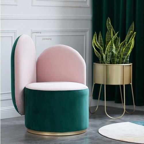 Nordic Restaurant Cafe Single Sofas Simple Designer Clothing Store Lounge Chair Bedroom Living Room Balcony Leisure Sofa Chairs