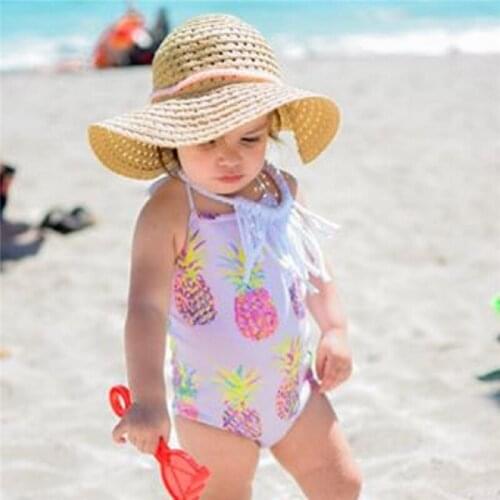 Girls One Piece Swimsuit 2018 Newborn Baby Girl Swimsuit Swimwear Bodysuit Bathing Suit Baby Girl Beach Wear One-piece Clothing