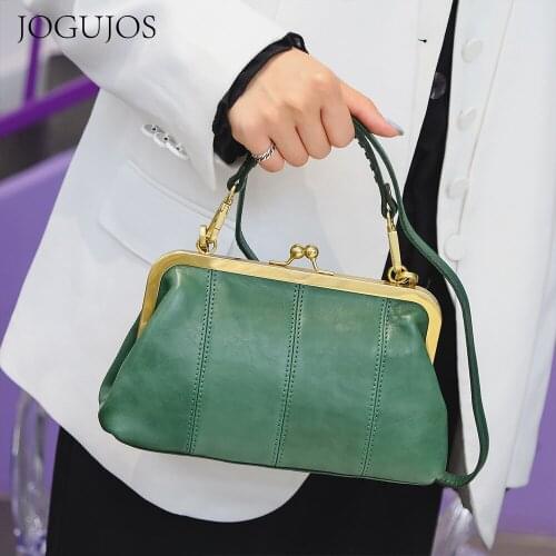 JOJUJOS Womens Shoulder Bag Genuine Leather Messenger Bag Ladies Fashion High Quality Crossboby Bag Luxury Purses and Handbag