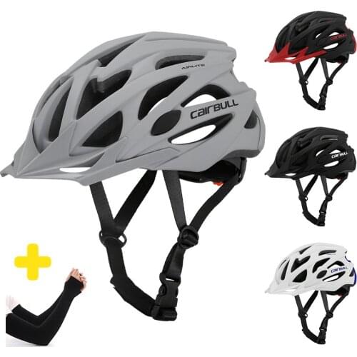 CAIRBULL X-TRACER Ultralight Sports Cycling Helmet Road Mountain Bike Helmet With Visor Women Men Bicycle Helmet Safety Cap 265g