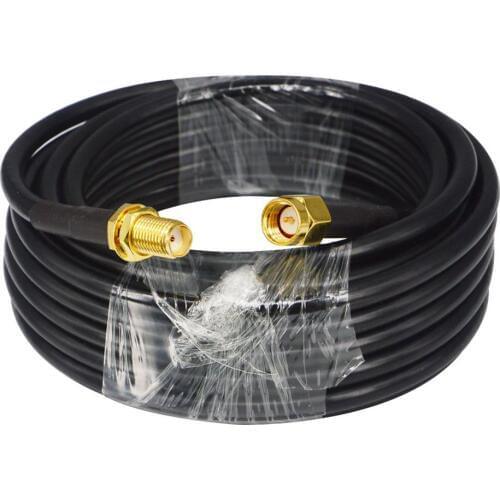10M SMA Cable Male to SMA Female Antenna Extension Connector RG58
