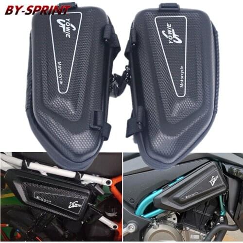 Motorcycle Side Triangle Hard Shell Package Bag Waterproof Luggage Travel Bag For YAMAHA MT-07/09 XSR700 XSR900 FZ-09/07 FZ6R/25