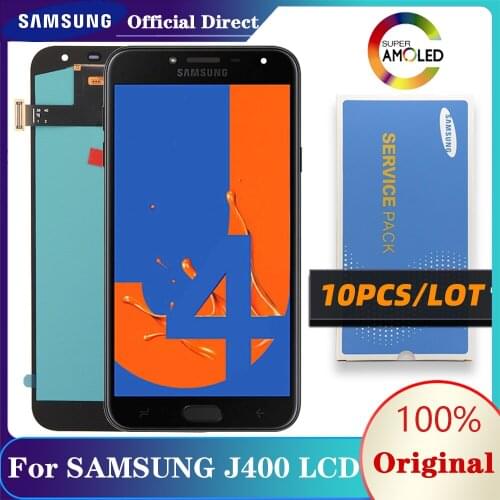 10Pcs/Lot 100% Original 5.5'' LCD For SAMSUNG Galaxy J4 J400 J400F Display Touch Screen Digitizer Replacement+Service Package