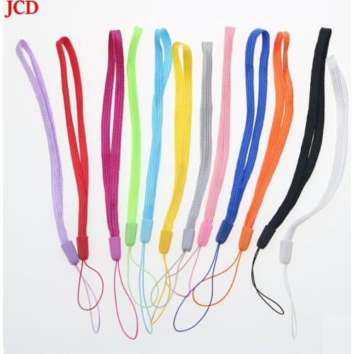 12 piezas correa de teléfono móvil DIY de nailon para la muñeca, correas de cadena para teléfono móvil, Charm Cords, cuerda colg