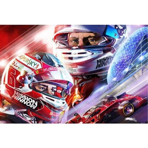Racing Driver Diamond Painting F1 Race Car Racing Sport World Champion Diamond embroidery Mosaic Cross Stitch Home Decor Gift