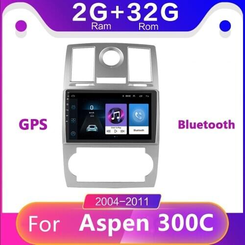 2 din Car Radio 2Din Android Autoradio Multimedia Player Auto audio for Chrysler Aspen 300C 2004 2005 2006 2007 -2011 GPS wifi