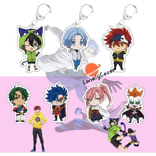 SK8 The Infinity Reki Kyan Keyring Cosplay Keychain Langa Miya Cherry Joe Props Anime Acrylic Key Accessory Cute Pendant Gifts