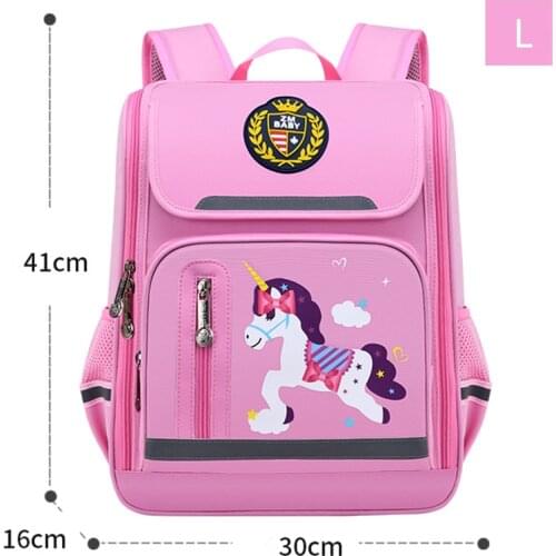 British style Children School Bags Orthopedic Backpack for Kids Girls Primary Book Bag Satchels Cartoon Schoolbag Mochila 2021