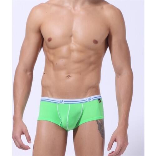 Men Sexy Boxer Underwear Ice Silk Seamless Ultrathin Breathable Smooth Boxers Trunk Quick Dry Underpants Summer Boxer Shorts