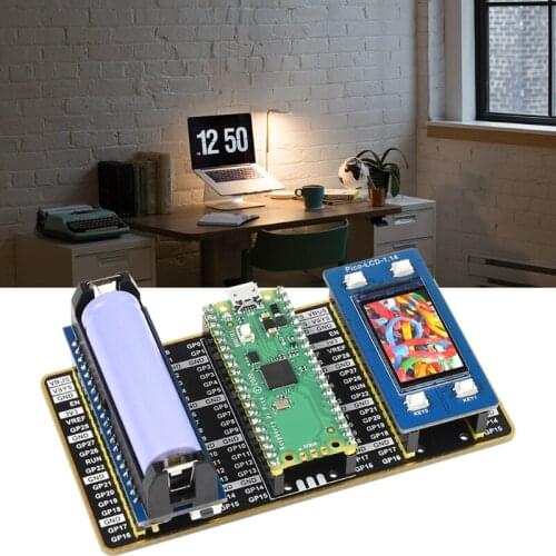 Dual Gpio Expander for Raspberry Pi Pico, Two Sets of Male Headers T5UA