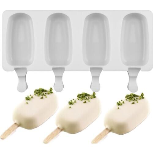 Ice Cream Mold Eco Friendly Silicone Juice Popsicle Maker Ice Lolly Pop Frame