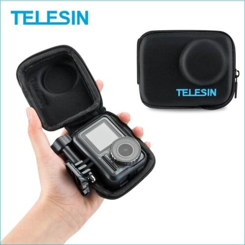 TELESIN Portable Mini EVA Bag Handheld Protector Carrying Case For DJI Osmo Action Camera Accessories