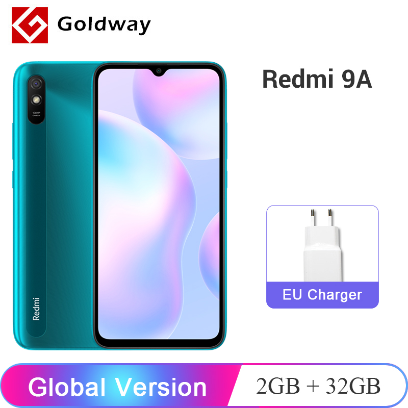 Global Version Xiaomi Redmi 9A 9 A 2GB 32GB Smartphone MTK Helio G25 Octa Core 6.53" DotDrop Display 5000mAh 13MP AI Rear Camera