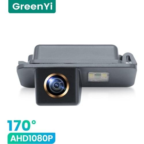 GreenYi 1080P HD 170° Car Rear View Camera For Ford Mondeo Fiesta Focus S-Max Kuga Night Vision Reverse 4pin Vehicle Parking AHD