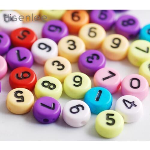 Hisenlee Beads With Numbers