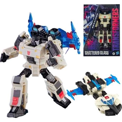 Hasbro Transformers Toys Shattered Glass Voyager Megatron Autobot Action Figure Collection Model Transformers Figure Boy Gift