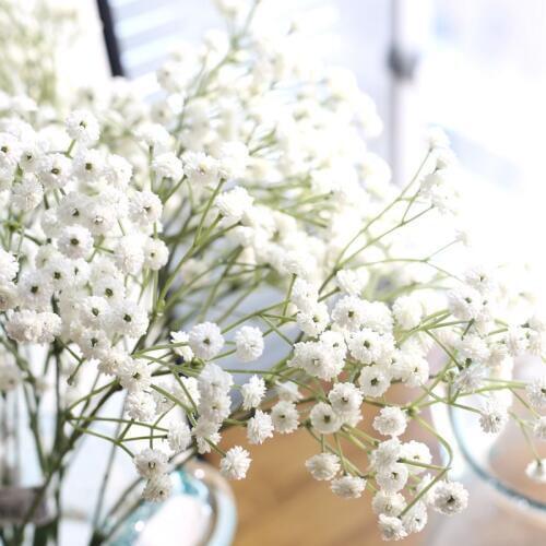 Artificial Flowers False Gypsophila Wedding Decoration Photo Props Flower Heads Branch fleur artificielle sztuczne kwiaty