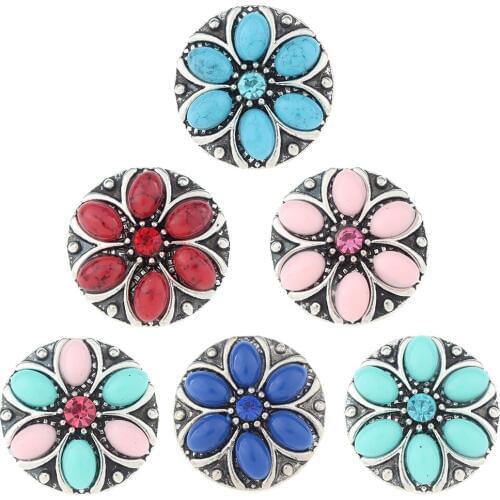 JaynaLee 18-20mm Metal Ginger Snap Button Fit Ginger Snaps Bracelets Jewelry for women men gifts GJS5231