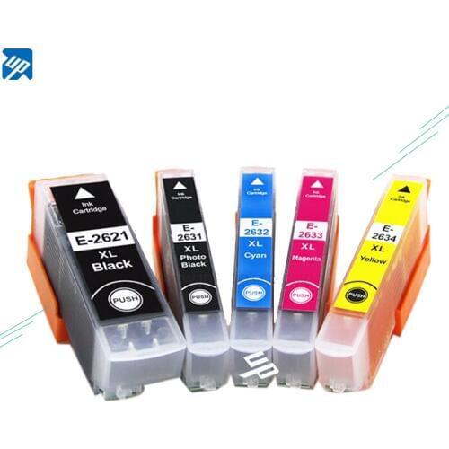 15PK Ink Cartridge Compatible for epson XP700 710 XP-605 XP-700 XP-800 XP-510 XP-615 XP-610 XP-605 xp600 xp800 T2621 T2601 26XL