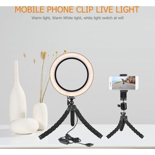80 LED Dimmable Selfie Ring Light Practical Multi-functional Durable USB Powered Photography Video Makeup Live Lamp
