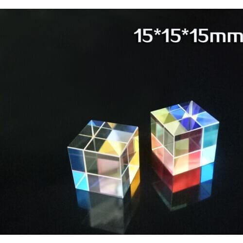 Creative Gift of Cubic Science Cube Diamond Mirror for Rainbow Light Photography with Hexahedral Prism