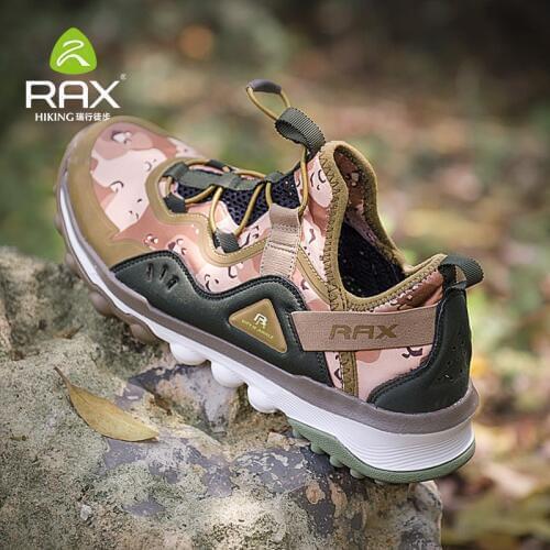 Rax Women Men Damping Hiking Shoes Men Breathable Mesh Camping Travel Sport Climbing Shoes Wearable Mountain Sneakers D0817
