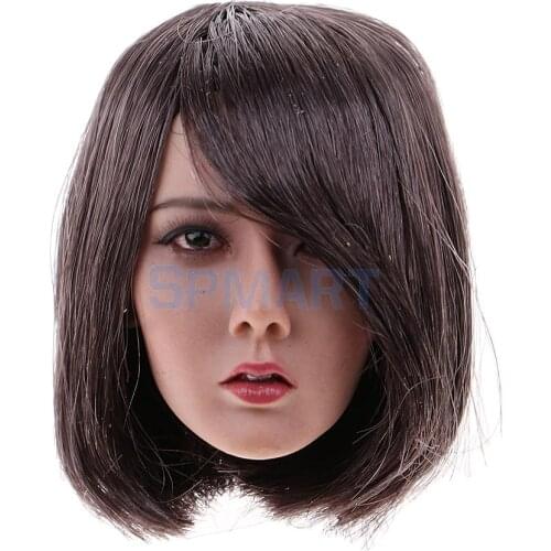 MagiDeal 1/6 Scale Female Head Sculpt for 12 Inch Female Figure Head Model Toys Accessories