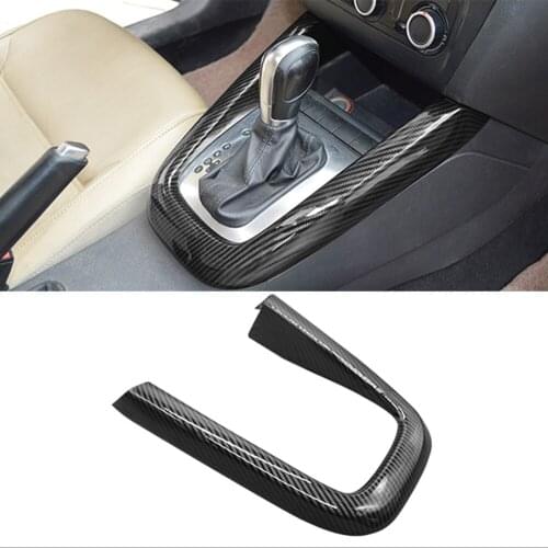 For VW Volkswagen Jetta MK6 2011-2014 Interior Gear Shift Box Panel cover Sticker trim Car Left Hand Drive Accessories
